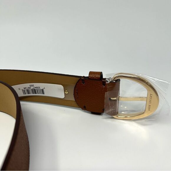 Michael Kors 1.5 Pebble Leather Belt NEW! main image 5